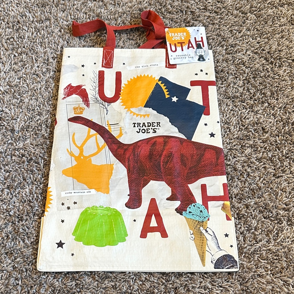 Trader Joe's Utah Themed Tote Bag - Multicolor